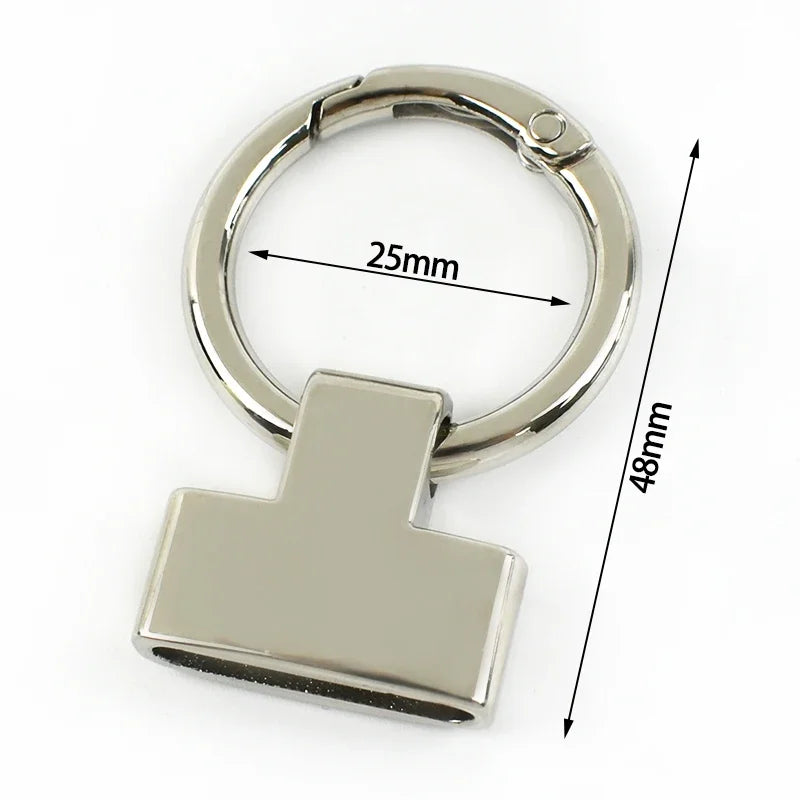 Metallschnallen O-Ring 20 25mm 2 5 10 Stück für Riemen Schlüsselanhänger