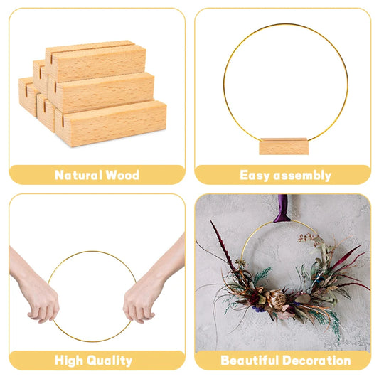 Metall Blumen Reifen Mittelstück Für Tischdekoration 15 30 cm