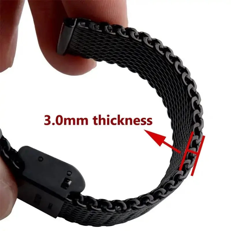 Edelstahl Milanese Armband: Eleganz für Ihre Uhr