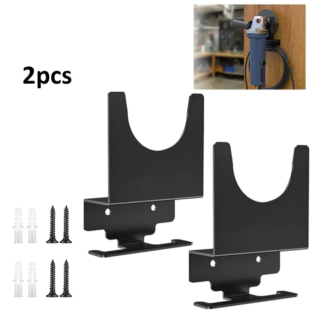 Praktischer Winkelschleifer Halter zur Wandmontage mit Kabelaufhängung