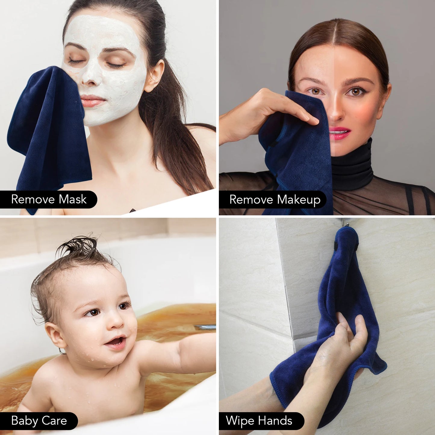 Sanftes Mikrofaser Reinigungstuch für die Gesichtspflege