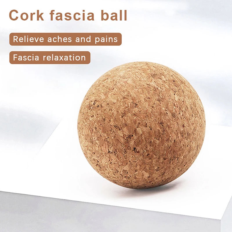 Kork Massage Ball für Rücken Fuß Yoga Entspannung Myofasziale Therapie