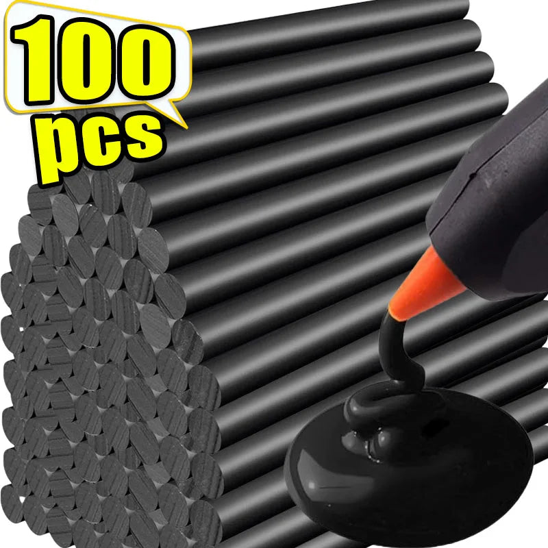 Schwarze Heißklebestifte für DIY Projekte und vielseitige Reparaturen