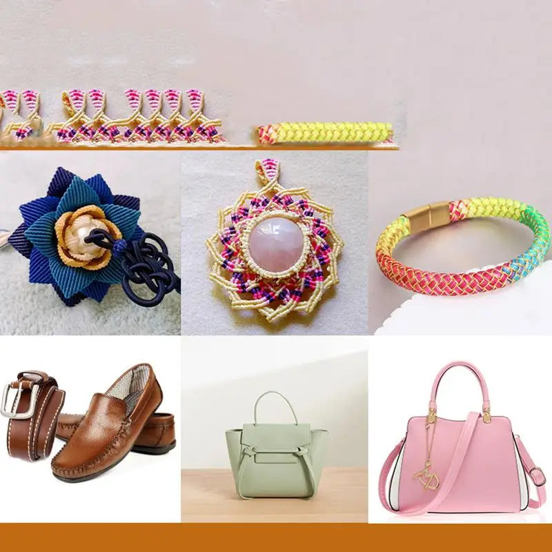 0,35mm gewachste Lederschnur für Schmuckherstellung