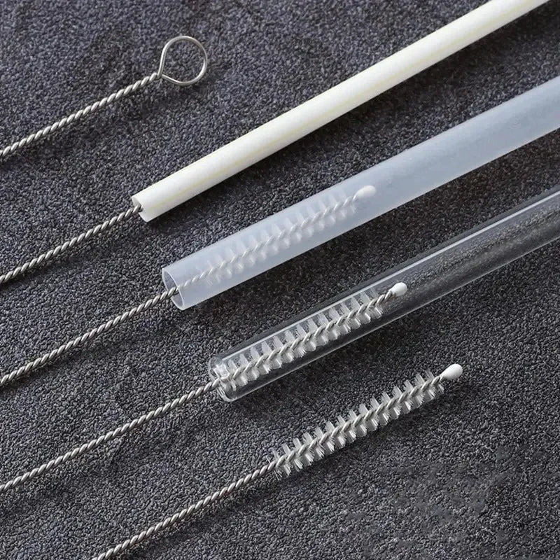 Trinkhalm Reinigungsbürsten Set Nylon Edelstahl für Babytassenflaschen