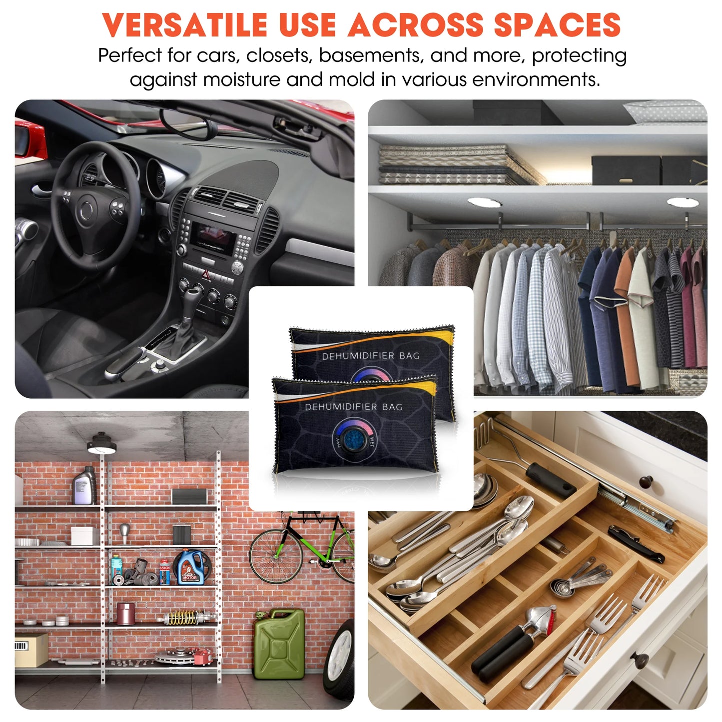 Auto Luftentfeuchter Wiederverwendbare Silikon Feuchtigkeitsabsorber Tasche