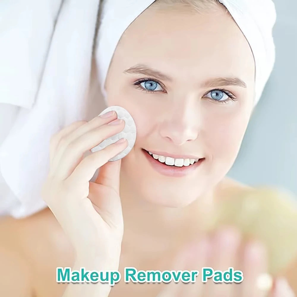 100 Teiliges Set Weiche Runde Kosmetikpads für Make Up Entfernen