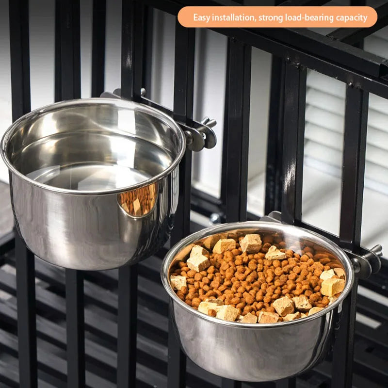 Stabiler Edelstahl Haustiernapf mit Anti-Rutsch Funktion