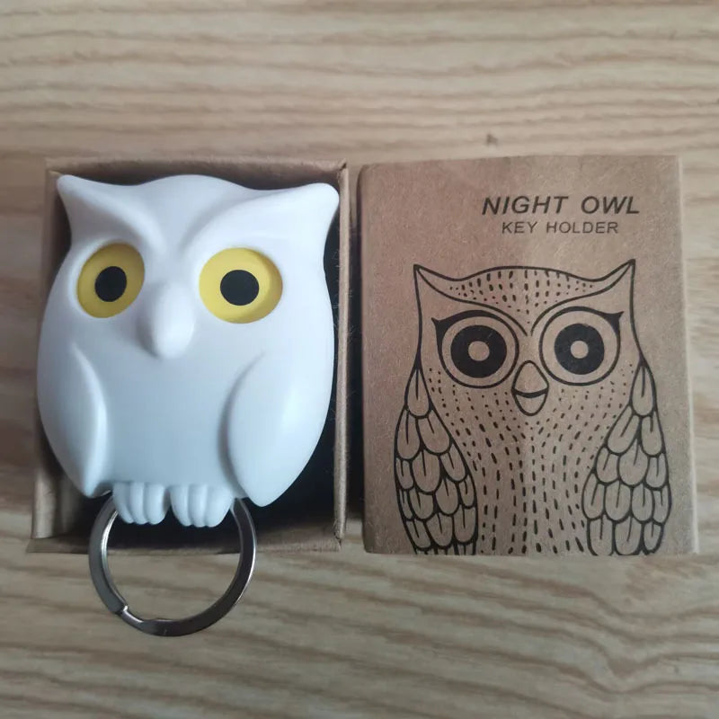 Magnetischer Eulen-Schlüsselhalter Selbstklebend für Wand und Tür