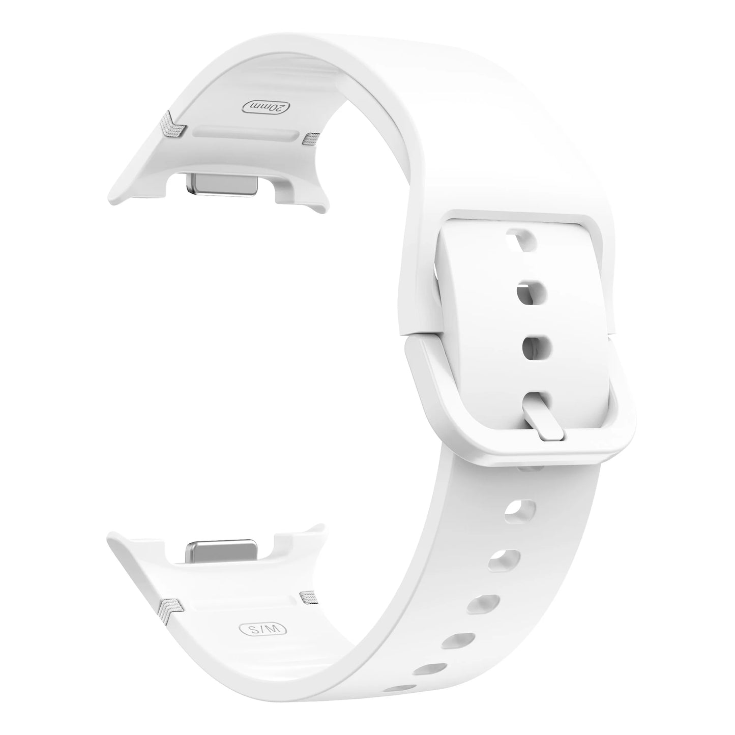 Atmungsaktives Silikon-Armband für Smartwatches 40/44 mm Komfort