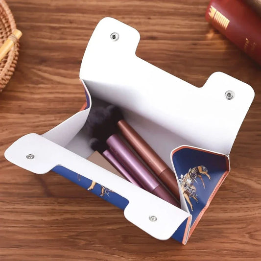 Leder Tissue Box Retro Stil Wasserdicht für Auto Wohnzimmer Bad