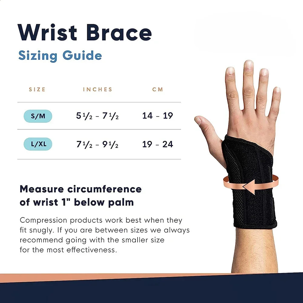 Kupfer Kompressions Handgelenkstütze lindert Karpaltunnel Arthritis Schmerzen