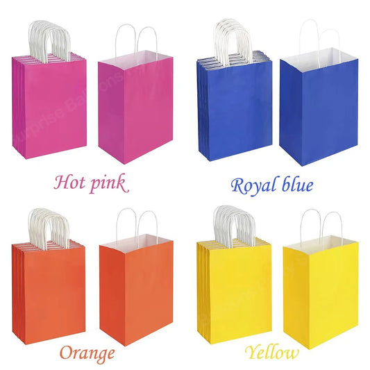 Vielseitige Kraftpapier Geschenktüten mit Griffen für Anlässe