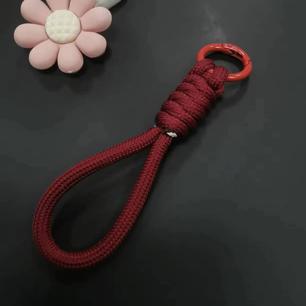 12 cm Paracord Schlüsselbund Handgelenk Gürtel Clip Überlebenswerkzeug