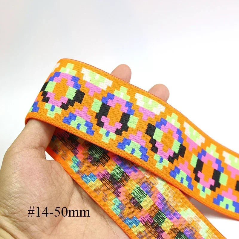 Elastisches Jacquard Gurtband für Kleidung und Nähprojekte