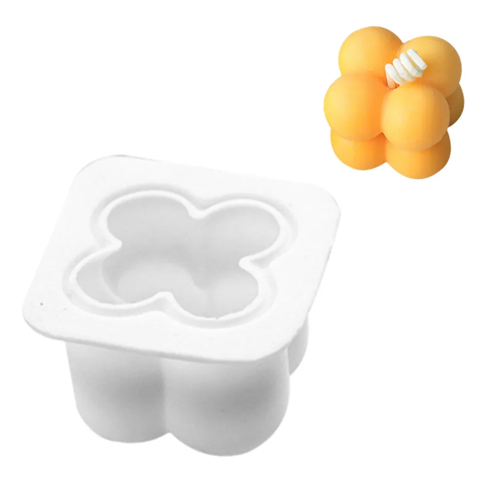 Weihnachtliche Schneeflocken Silikonform für Kerzen und Seifen DIY