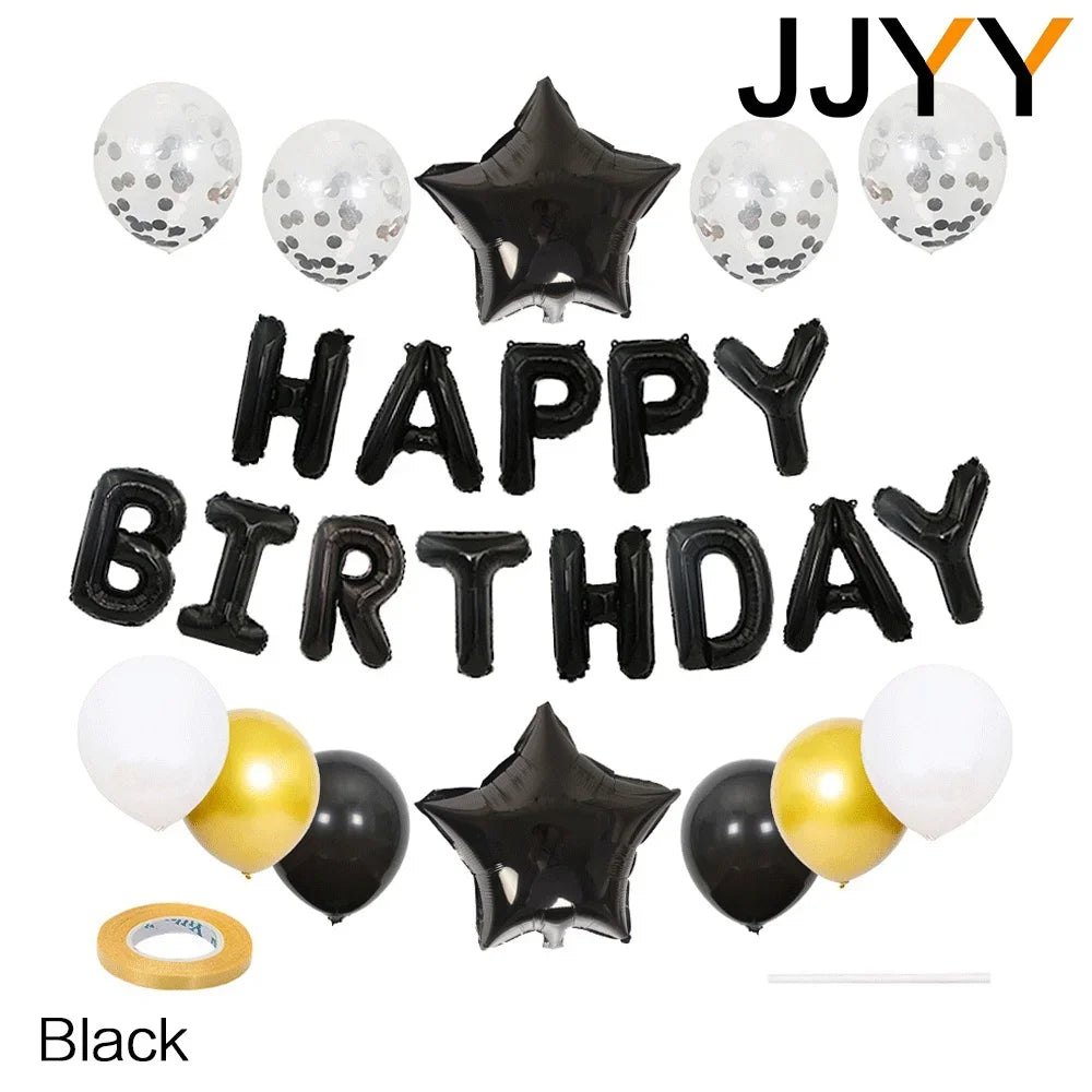 Festliches Ballon Set für Geburtstag und Party Dekoration