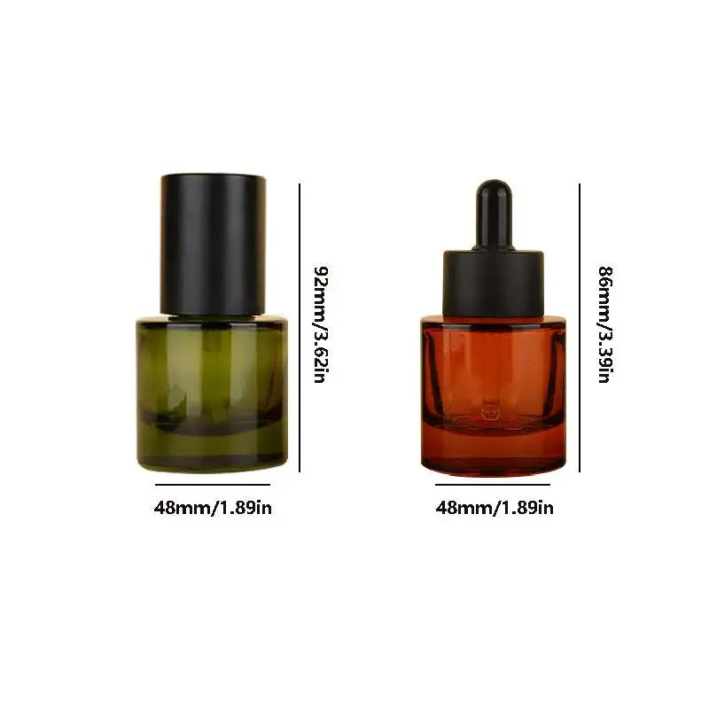 30 ml Glas Tropfflasche abgewinkelt für ätherische Öle und Seren-Yabubest - Home & More