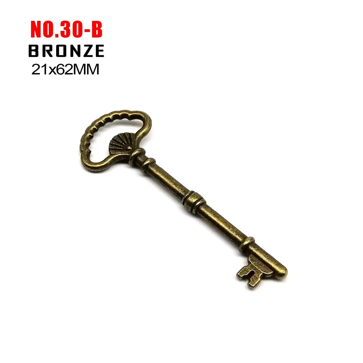 5 Retro Schlüssel Steampunk Charms für kreatives DIY-Projekt