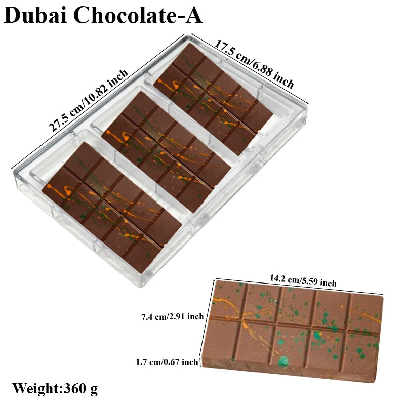 Hartpolycarbonat Schokoladenform PC Süßigkeitsform für einfaches Entformen