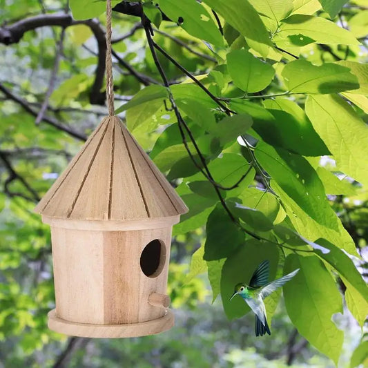 Baumwoll Vogelhaus Futterspender DIY zum Aufhängen Outdoor Gartendeko