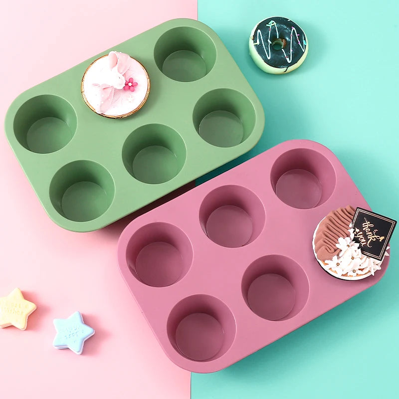 Flexible Silikon Backform für Kuchen und Muffin Dekorationen