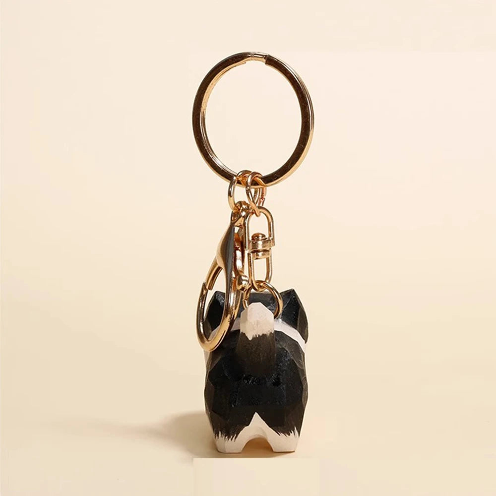 Handgeschnitzte Katzenfigur Holz Deko Regal Schreibtisch Geschenk