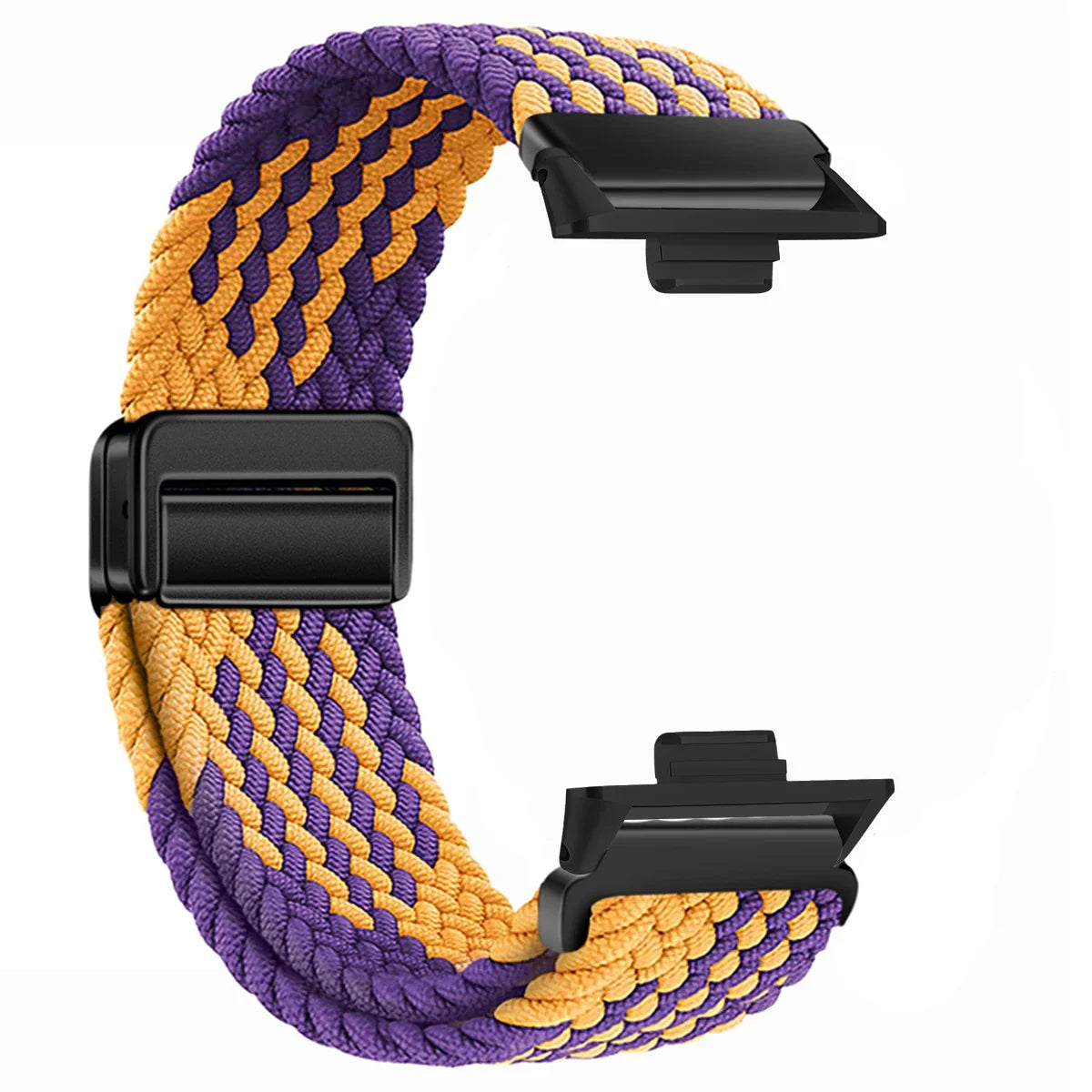 Verstellbares Nylon-Schlaufenarmband mit Magnetverschluss für Sportuhren