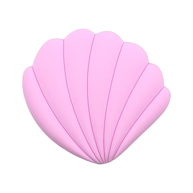 Rosa Taschenanhänger mit Muschel Seepferdchen Sonnenbrille Design