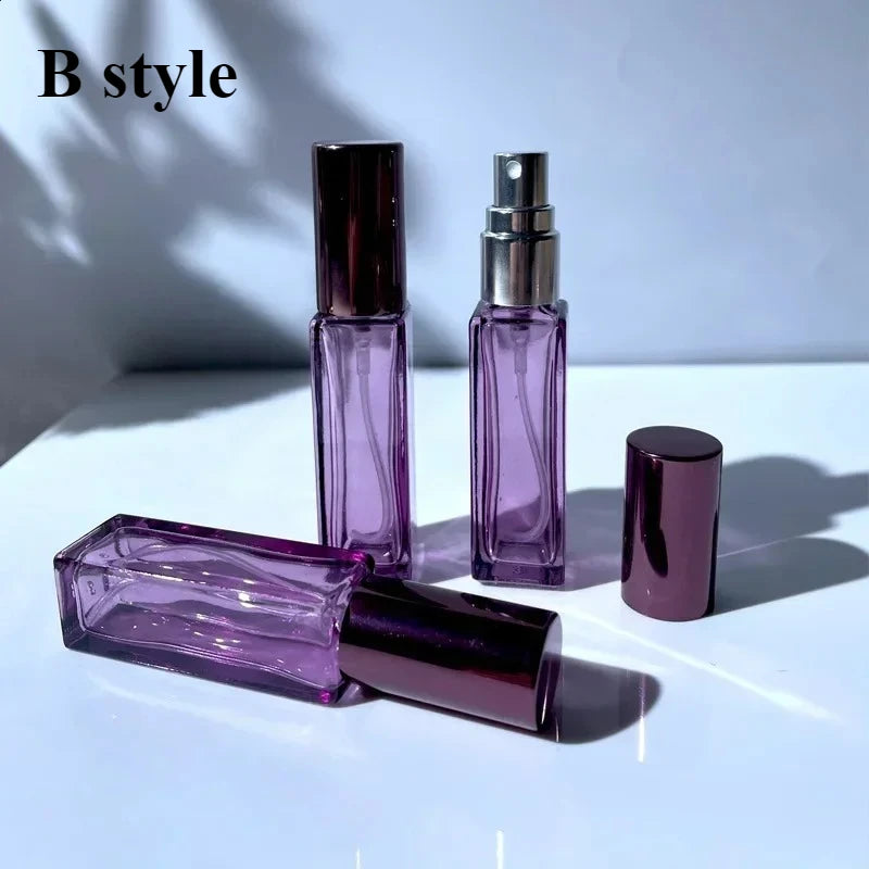 Set 3 Nachfüllbare Parfum Spray Flaschen aus Glas 5 ml und 10 ml