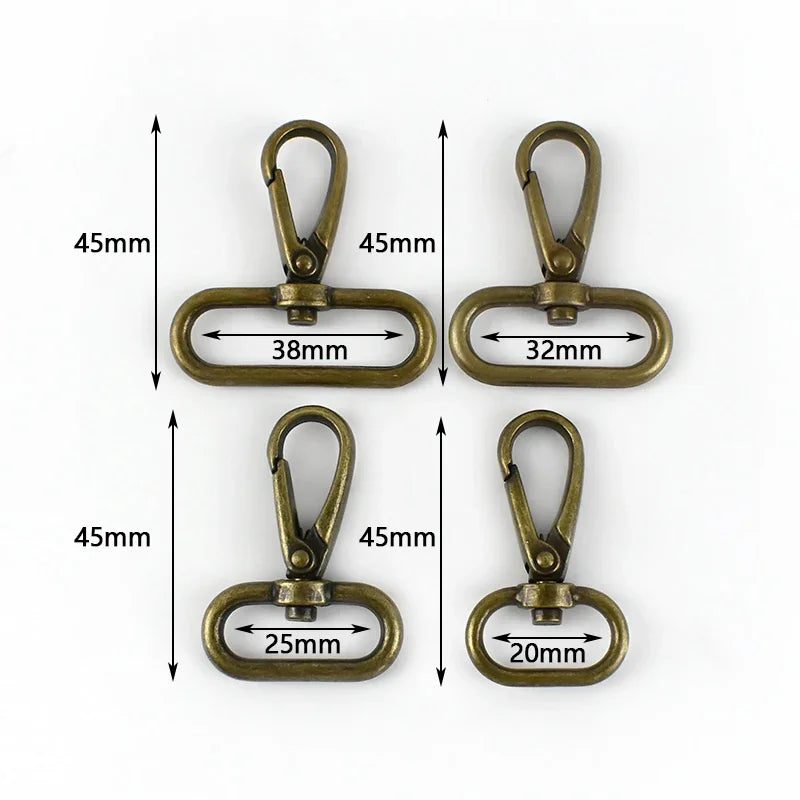 Metallring Schnalle 20-38mm Gurtband Verschlüsse 2 oder 5 Stück Set