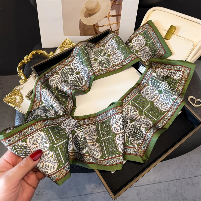 Dünner Seidenschal für Frauen – Multifunktionales Halstuch-Yabubest - Home & More