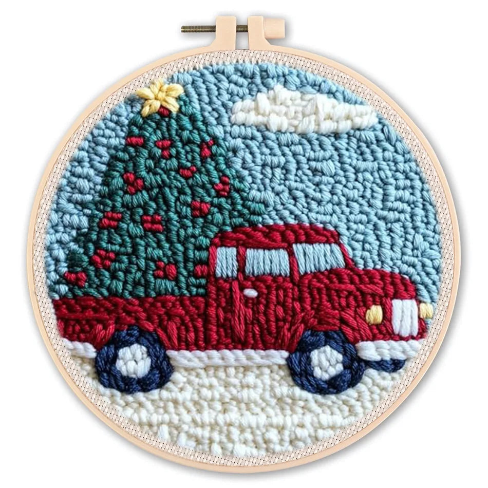 Diy Punch Nadel Stickerei Starterset mit niedlichen Tiermotiven