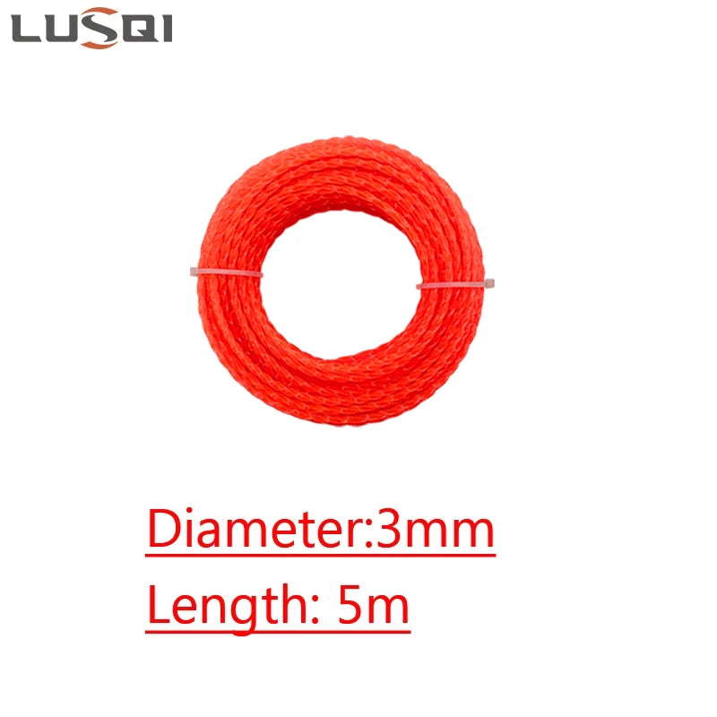 Starker Spiral-Nylon Rasentrimmerfaden für Freischneider - Rasenmäher Zubehör