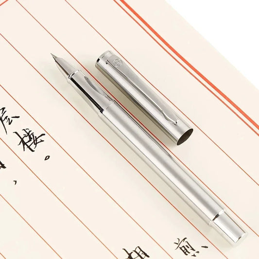Luxus Metall Füllfederhalter gebogene Spitze 0.38-1.3mm Kalligrafie Büro Schule