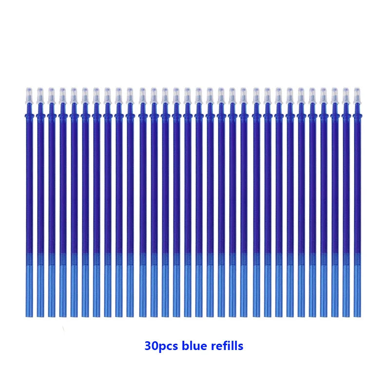 Löschbarer Gel Stift Set 0,5mm – Schwarz, Blau, Rot für Schule & Büro-Yabubest - Home & More