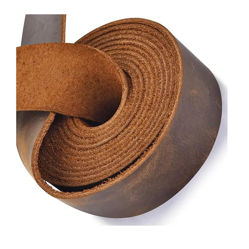 Genarbtes Vintage Rindsleder DIY Streifen 1,8 mm dick ölig gewachst-Yabubest - Home & More