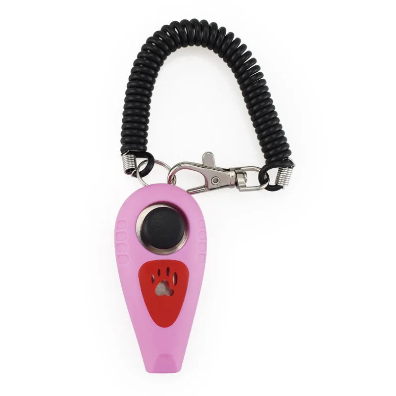 Multifunktions Haustier Clicker Pfeife – Hunde Katzen Training Schlüsselanhänger