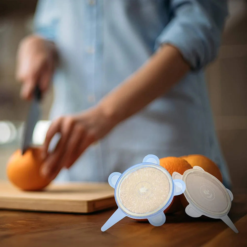 12er Pack BPA-freie flexible Silikondosenabdeckungen für Gläser und Dosen