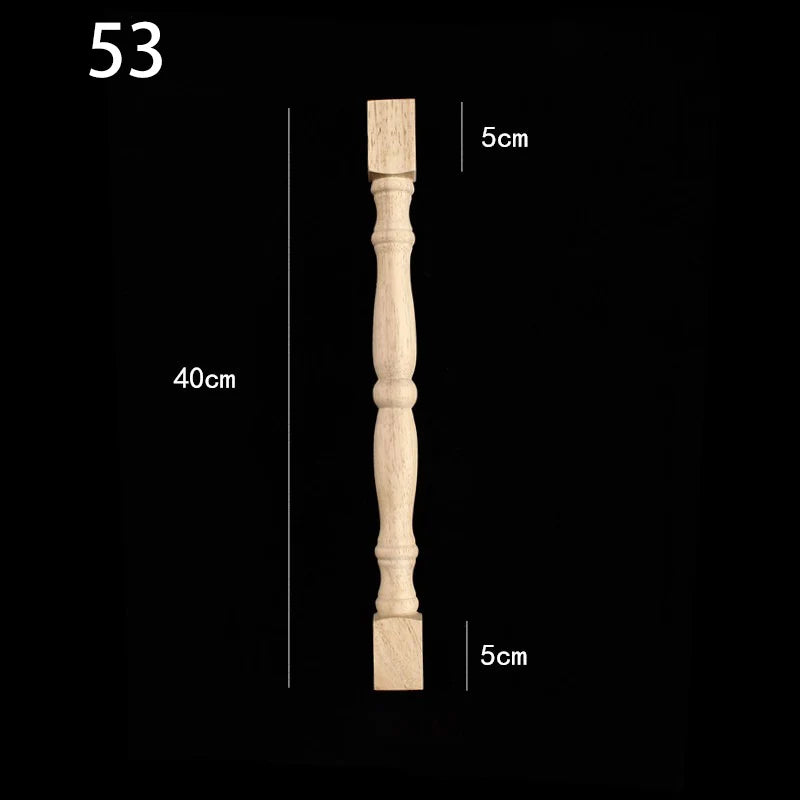 Holzapplikation Spindel Säule Dekoration für Möbel und Heim