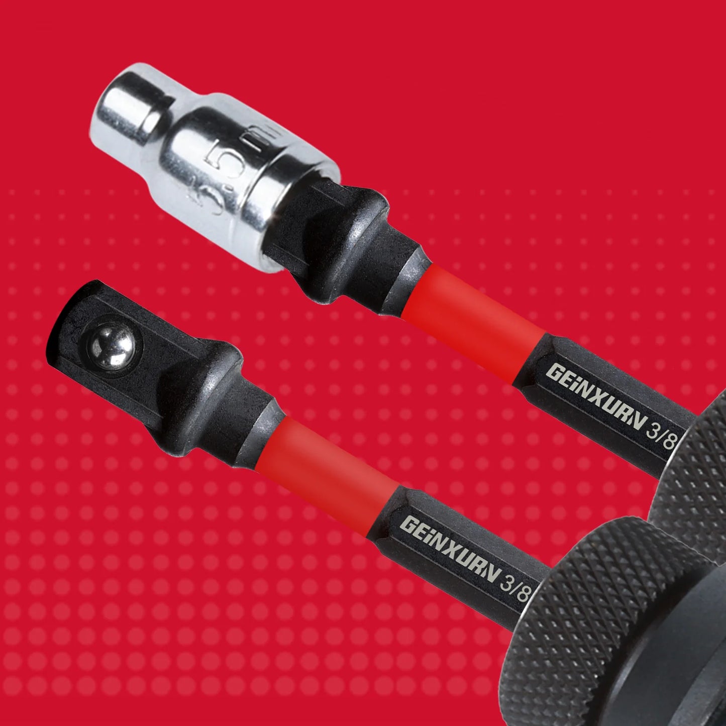 Flexibles Schlagschrauber-Adapter-Set 1/4-3/8-1/2 Zoll aus robustem Stahl