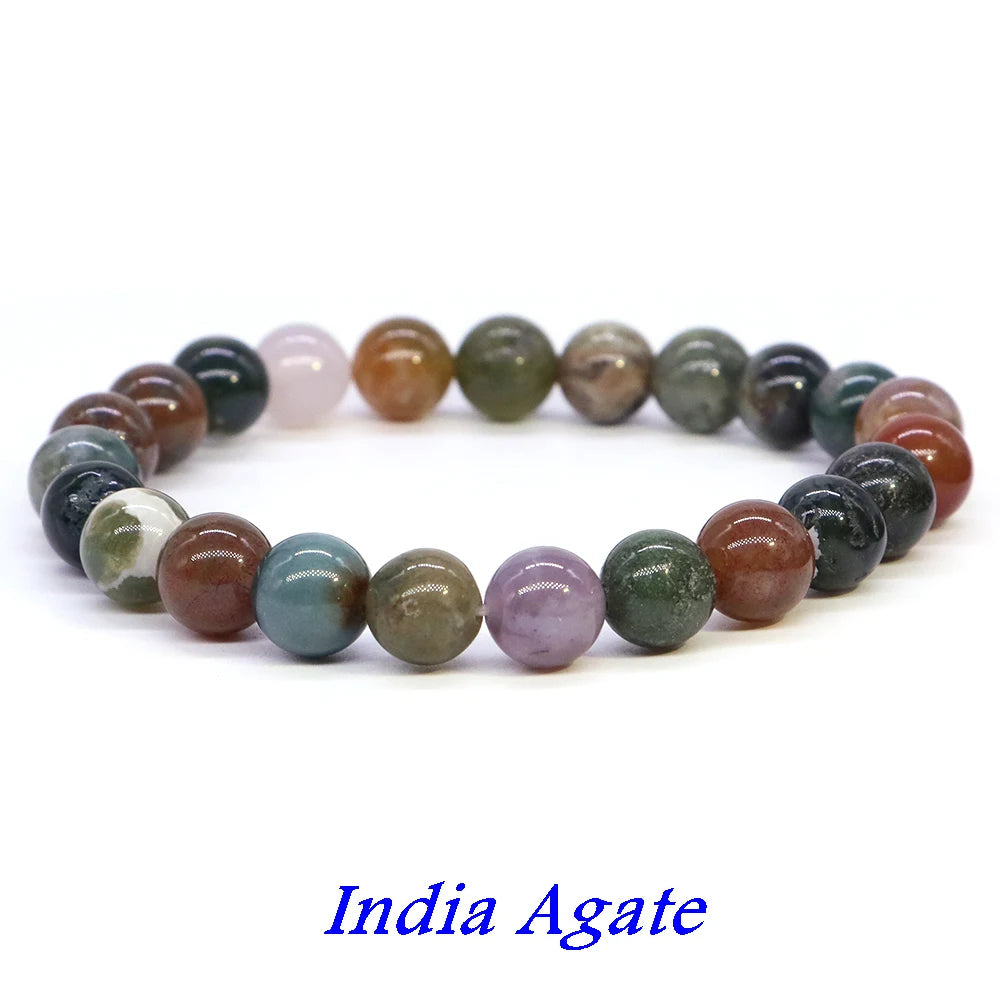 Natürliches Aquamarin Quarz Armband für Yoga und Meditation