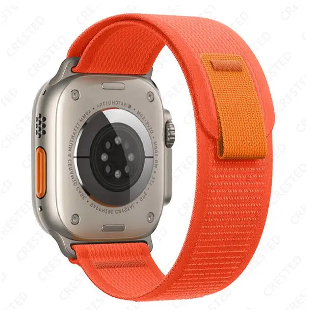 Nylon Trail-Loop Armband kompatibel für Smartwatches 38-49 mm Unisex
