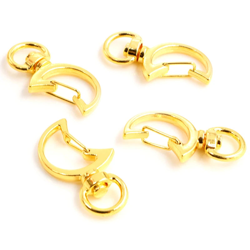 Herz Karabinerhaken Set für Schlüsselanhänger und DIY Projekte