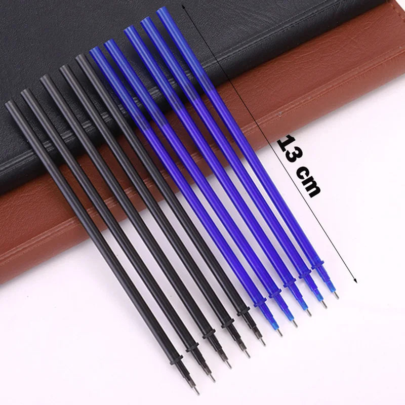 Löschbarer Gel Stift Set 0,5mm – Schwarz, Blau, Rot für Schule & Büro-Yabubest - Home & More
