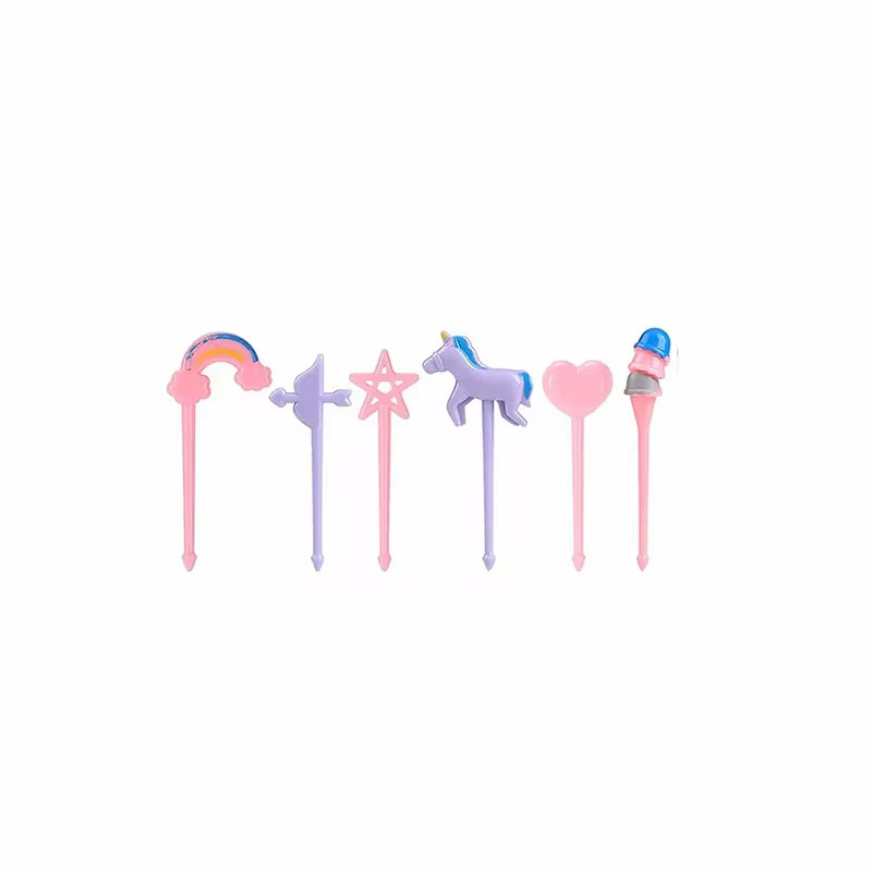 Niedliche Mini Lebensmittel-Picks für Kinder Bento Lunchbox Zubehör