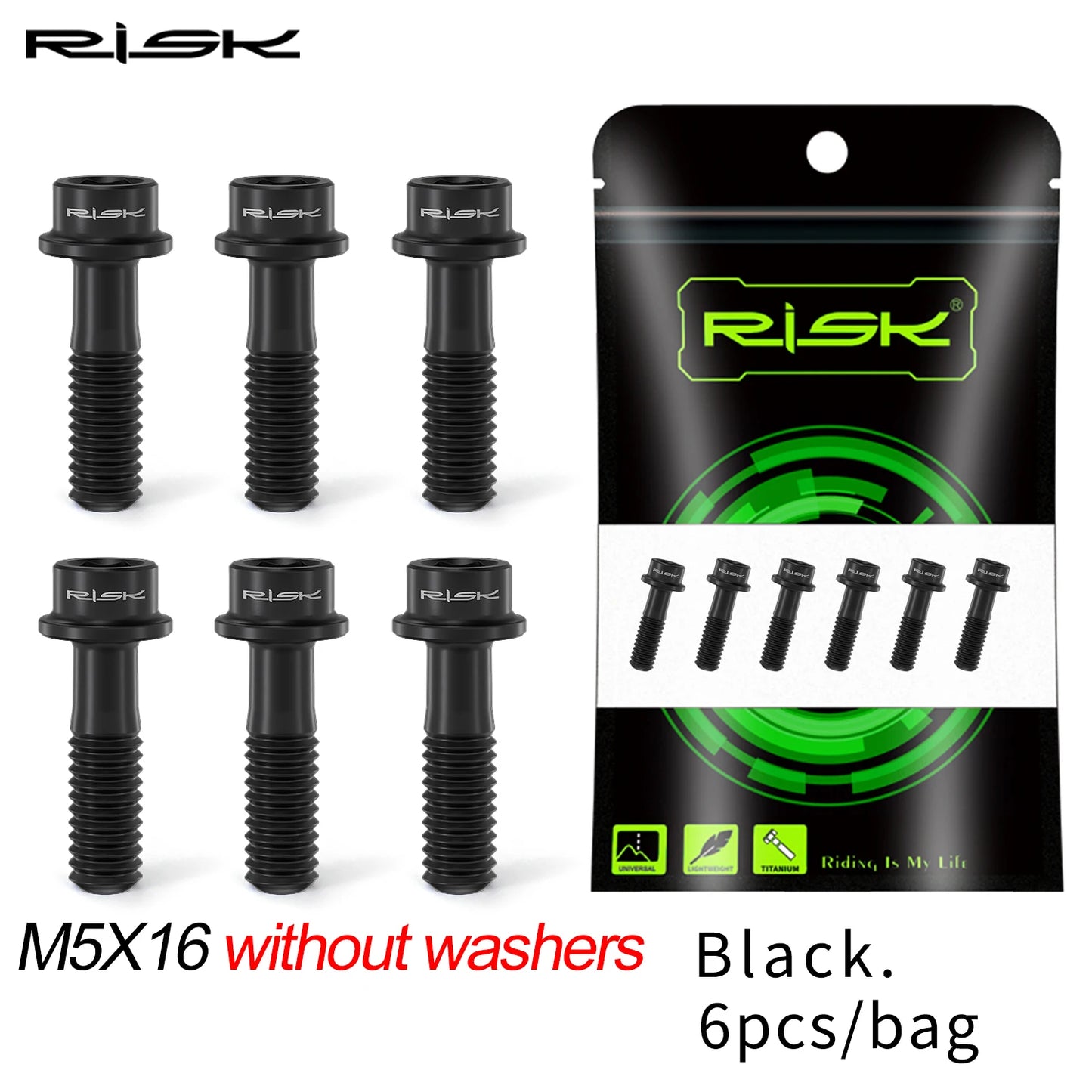 Fahrrad Vorbau Lenker Schrauben Set – Titan M5x16 M5x18 M5x20 Auswahl