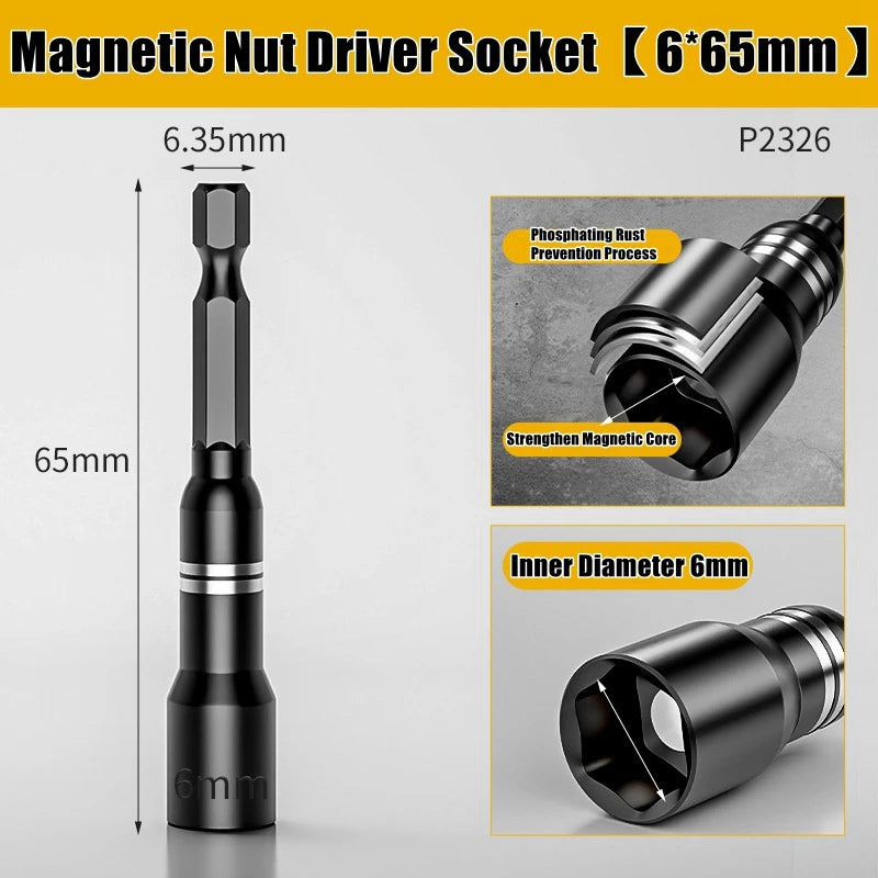 CR-V Stahl Magnetische Schraubendreher Bits für Bohrmaschinen Adapter