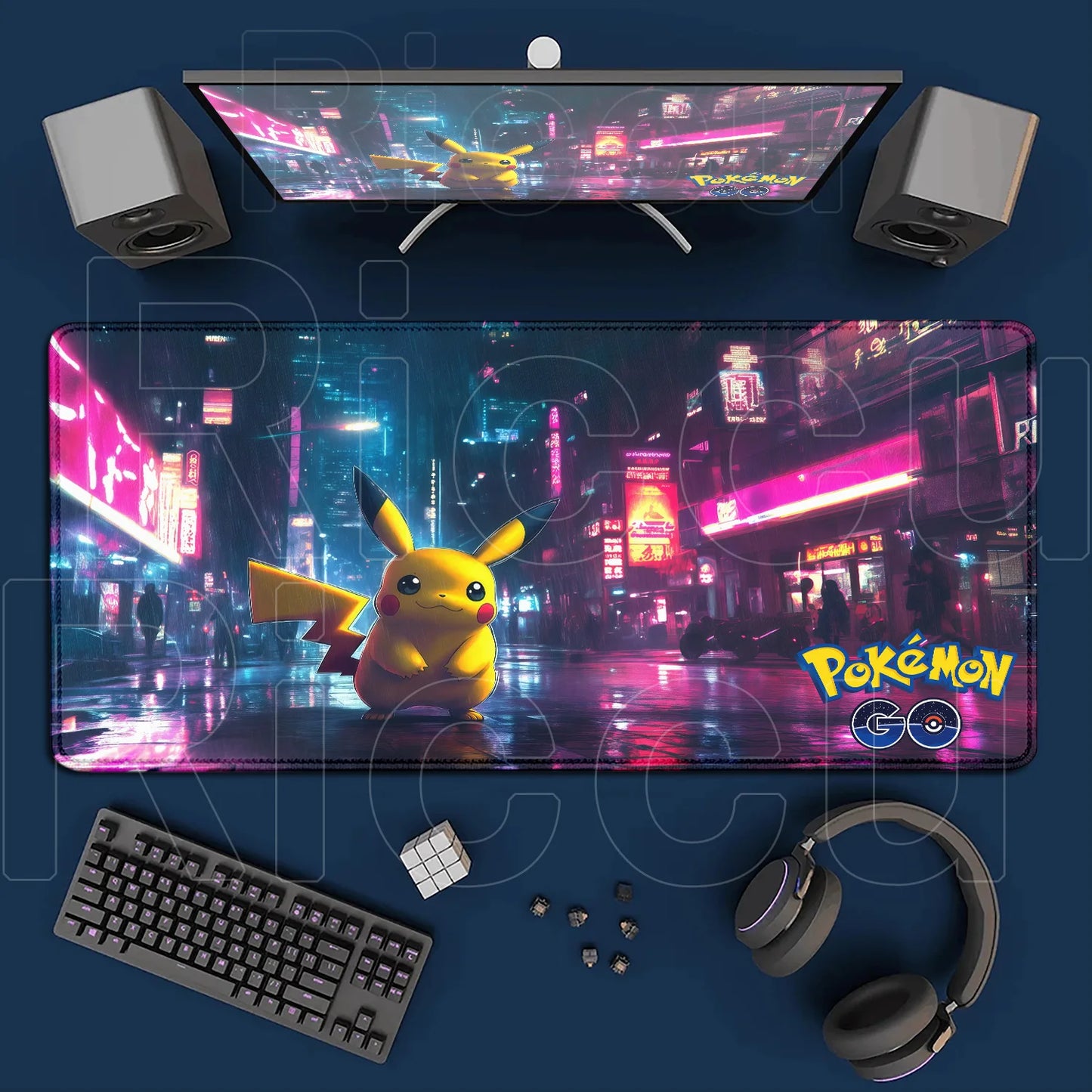 Extra Großes Gaming Mauspad 120x60cm Rutschfest Schreibtischunterlage XXL