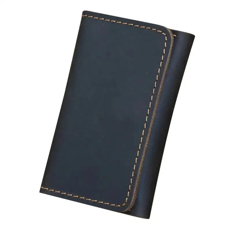 Handgemachte kurze Herren Geldbörse aus Rindsleder